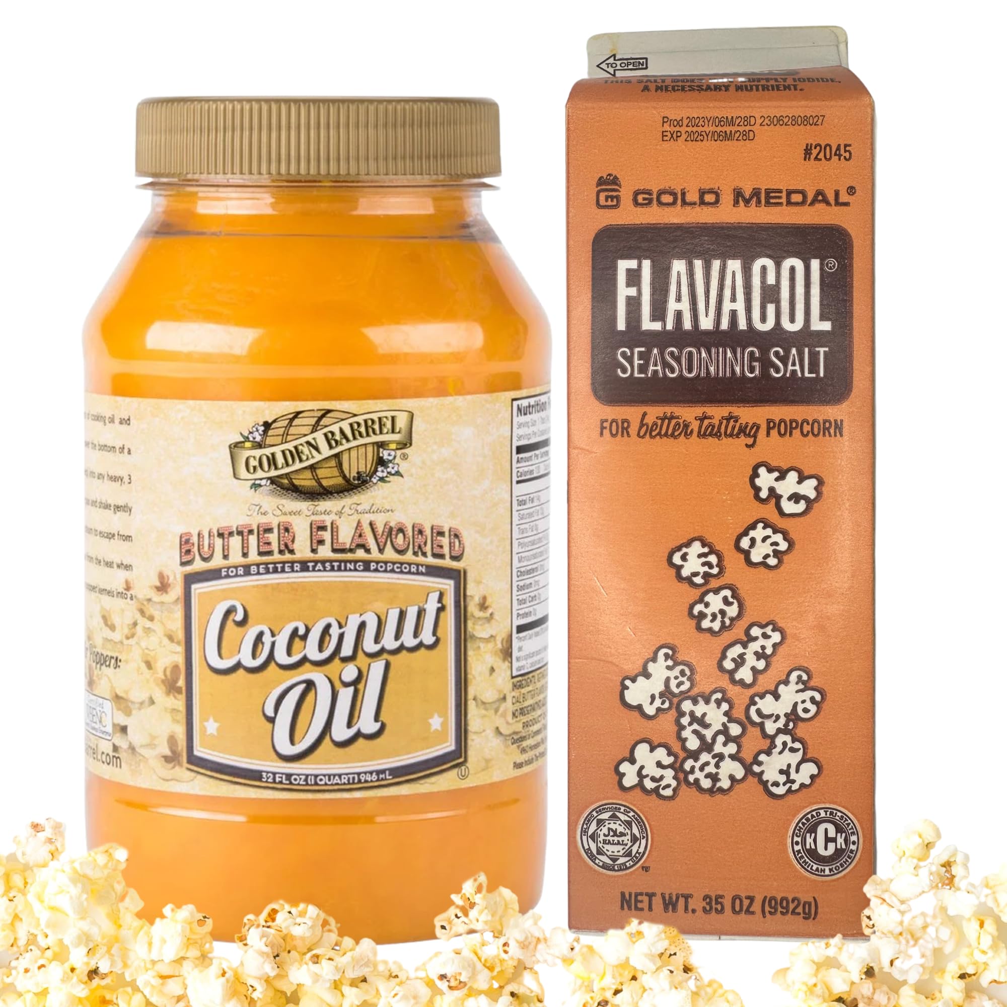 Ultimate Popcorn Kit Flavacol Salt & Golden Barrel Butter Flavored