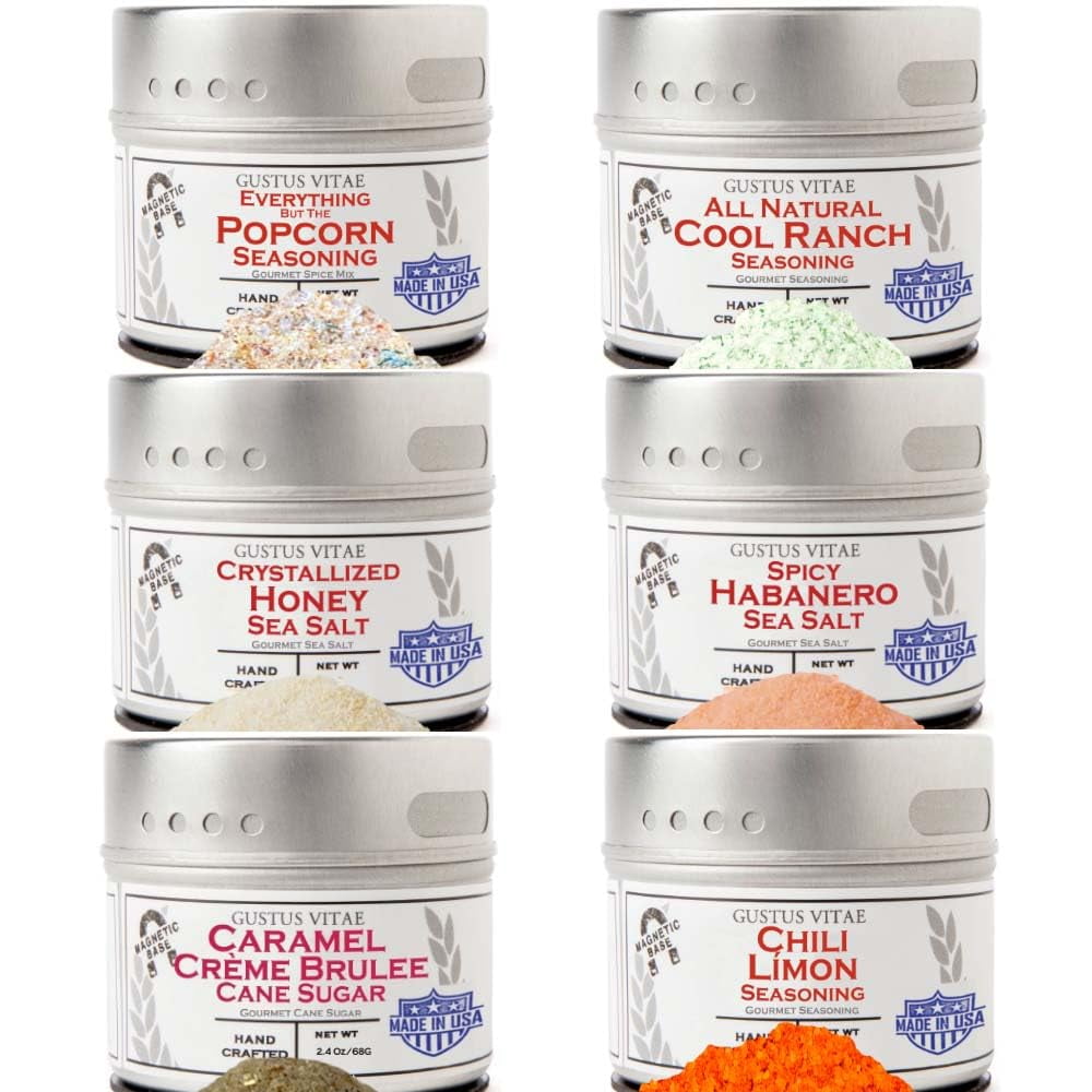 Ultimate Popcorn Seasoning Set Six Pack Authentic Small Batch