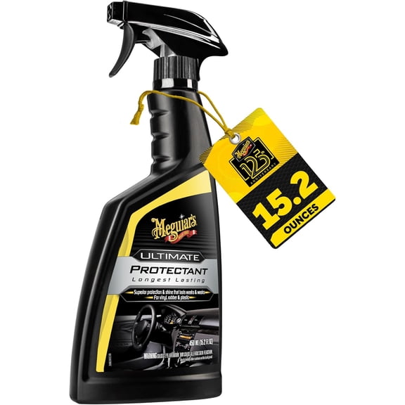 Ultimate Protectant, Exterior & Car Interior Protectant with UV Clear Coat Technology, Non-Greasy Formula for Shining and Protecting Vinyl, Rubber, Plastic, 15.2 Oz Spray Bottle