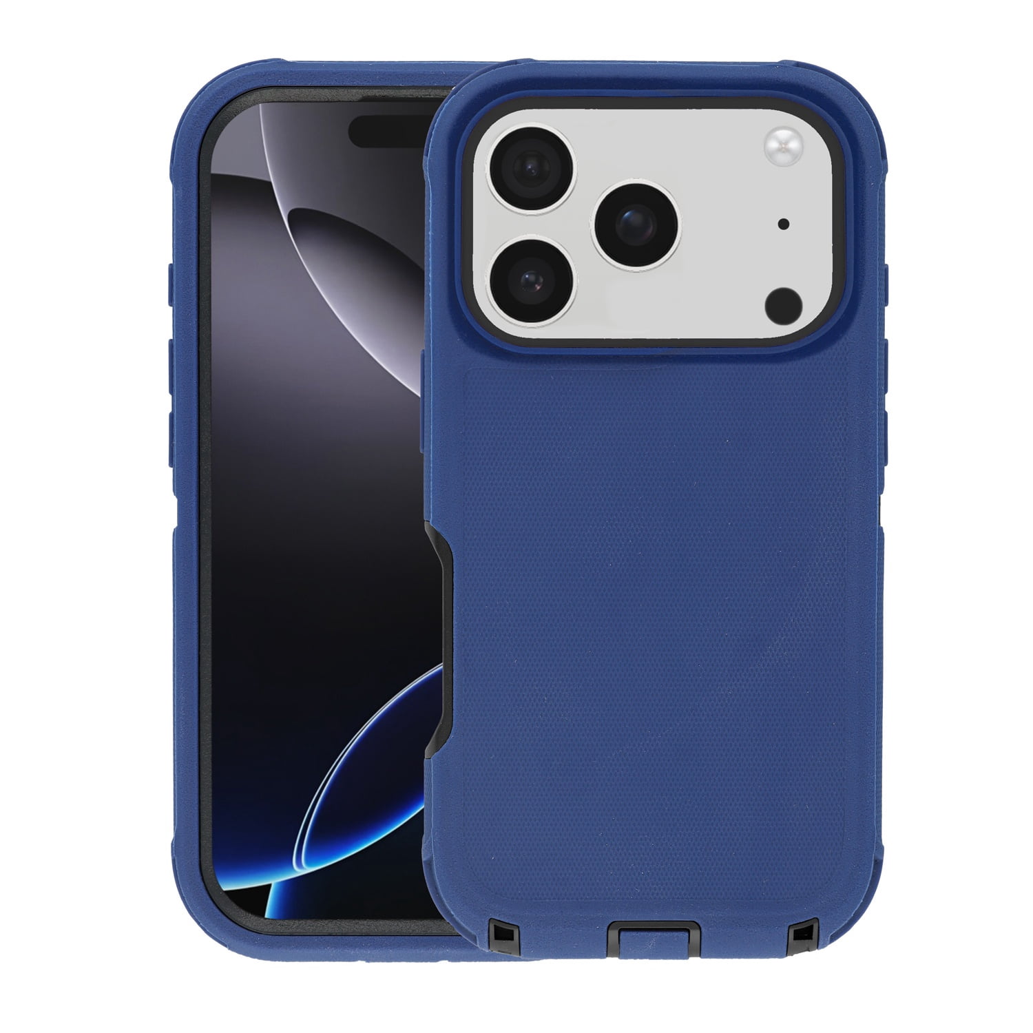 Ultimate Protection Case for iPhone 17 Pro Max - Dark Blue and Black
