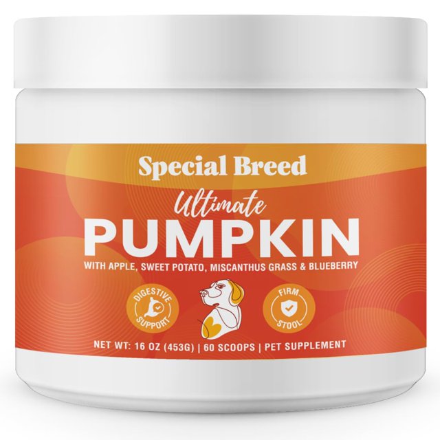 Ultimate Pumpkin for Dogs STF9 (16 oz) with Organic Apple, Sweet