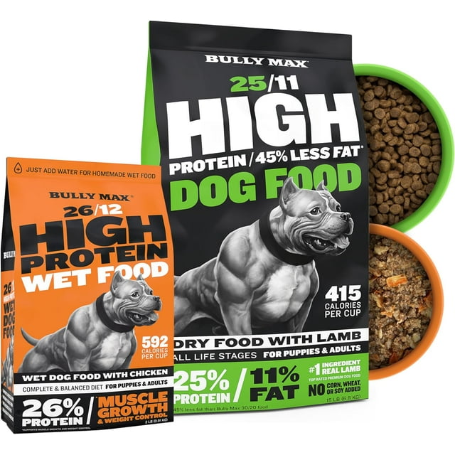 Ultimate Puppy & Adult Dog Food Bundle High Protein & Low Fat 15 lbs