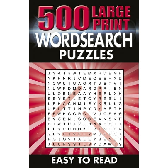 Ultimate Puzzle Challenges 500 Large Print Wordsearch Puzzles: Easy to Read, (Paperback)