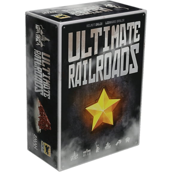 Ultimate Railroads Strategy Board Game for Ages 12+, from Asmodee