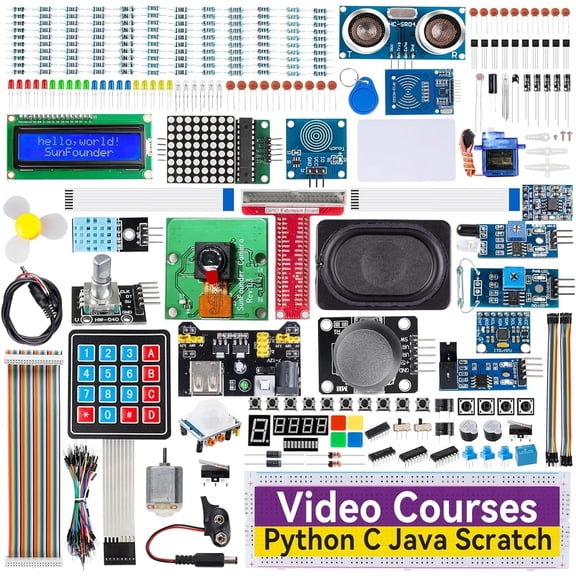 Ultimate Raspberry Pi 543+400,2, in compliance with standards, , , provides beginners with online tutorials and video courses (Raspberry Pi not included)