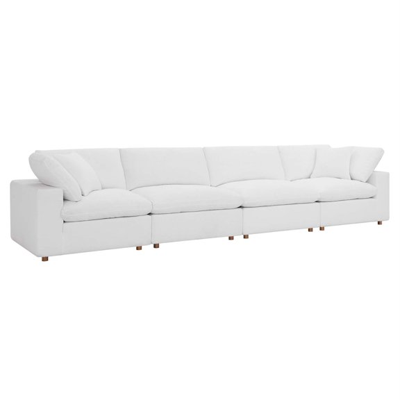 Ultimate Relaxation: Commix Plush Sectional Sofa Set with Down Filled Cushions