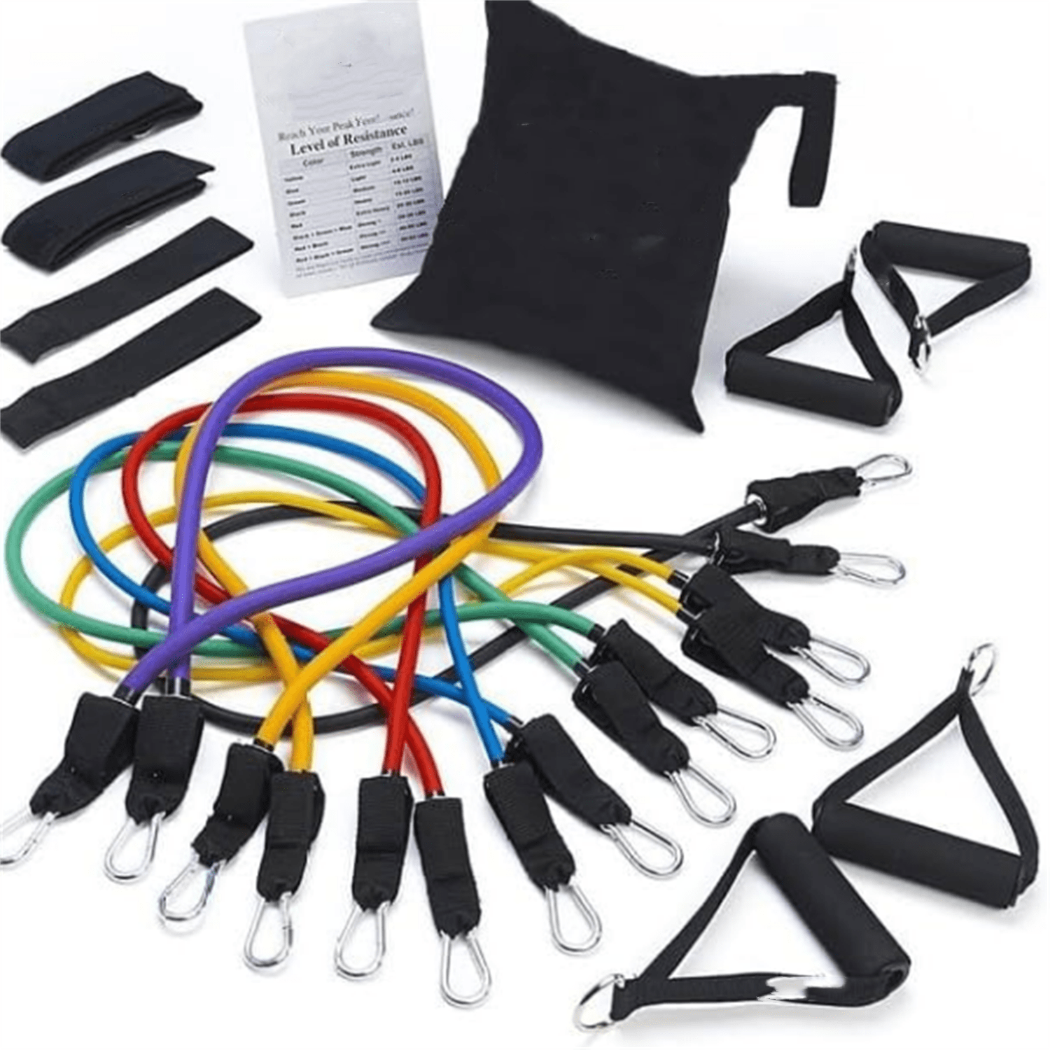 Ultimate Resistance Band Set with Starter Guide