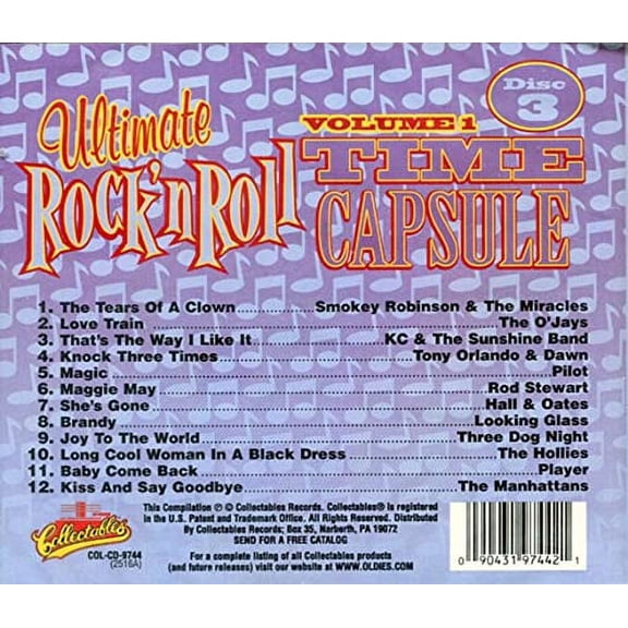 Ultimate Rock & Roll Time Capsule, Volume 1 - Disc 3