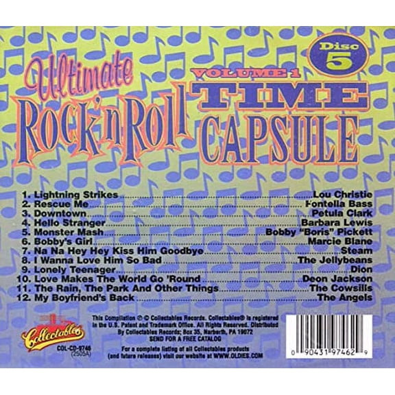 Ultimate Rock & Roll Time Capsule, Volume 1 - Disc 5