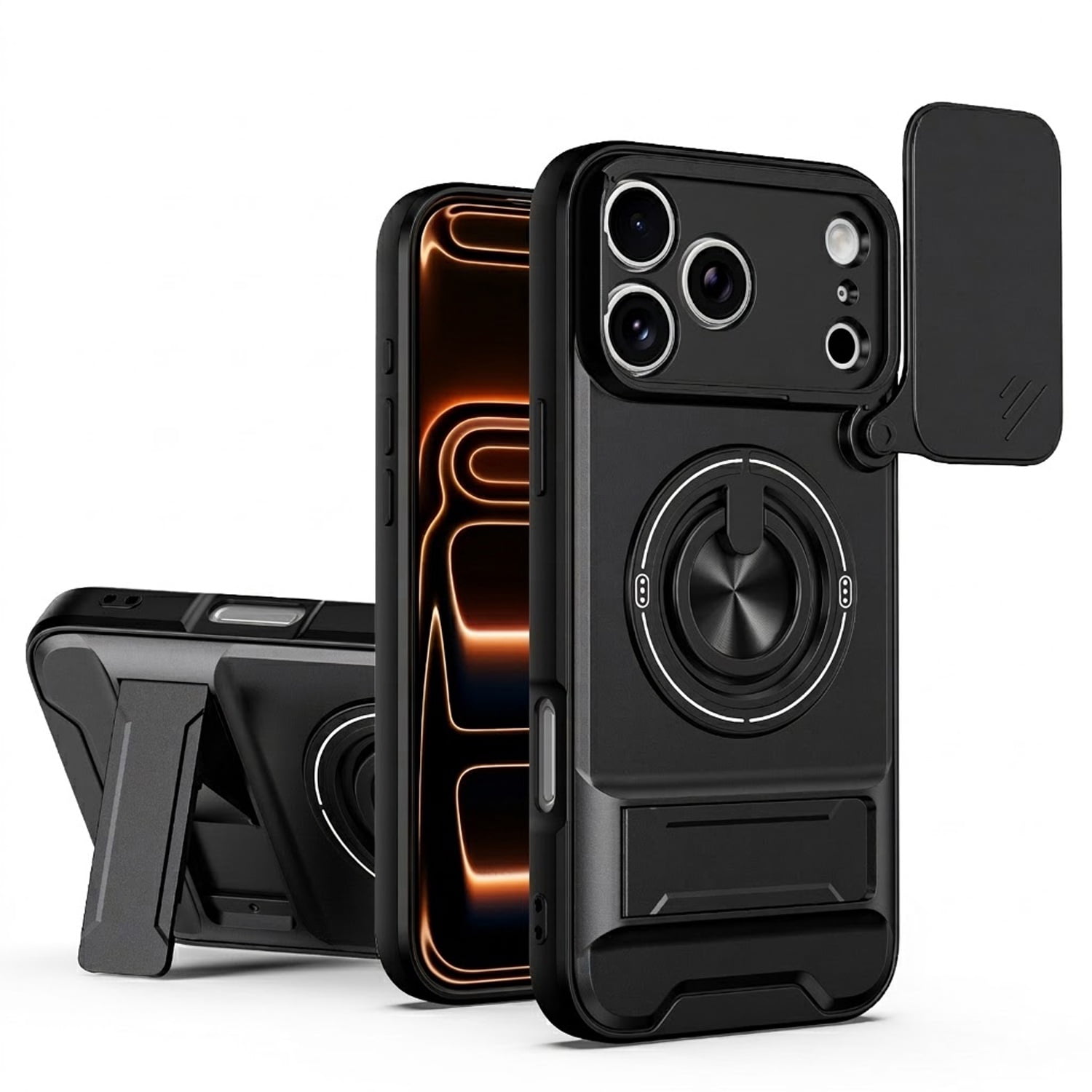 Ultimate Rugged Protection Case for iPhone 17 Pro - Black