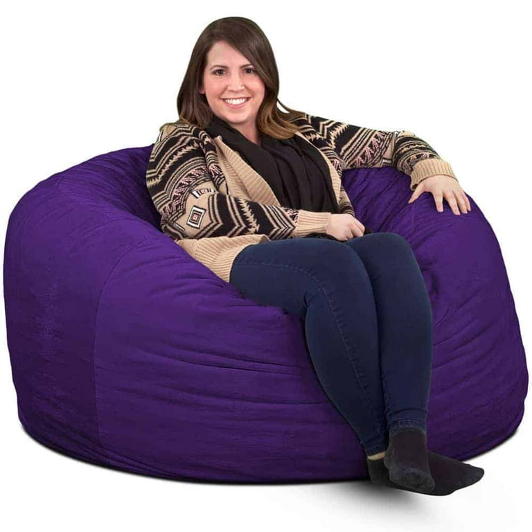 Ultimate Sack 4000 4 ft. Bean Bag Chair in multiple colors Giant Foam Filled Furniture Machine Washable Covers Double Stitched Seams Durable