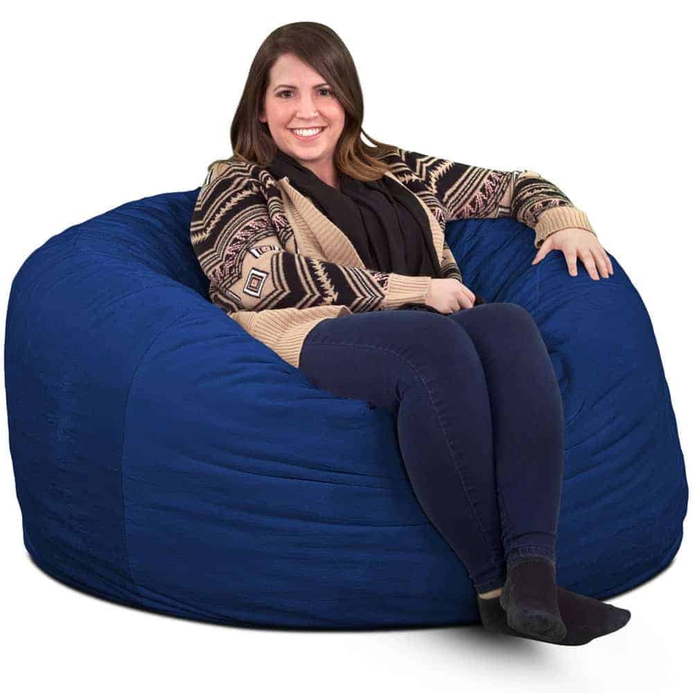 Large Inflatable Pvc Sofa Lounger Bean Bag Couch For Living Room -   - Experience the joy of inflatables