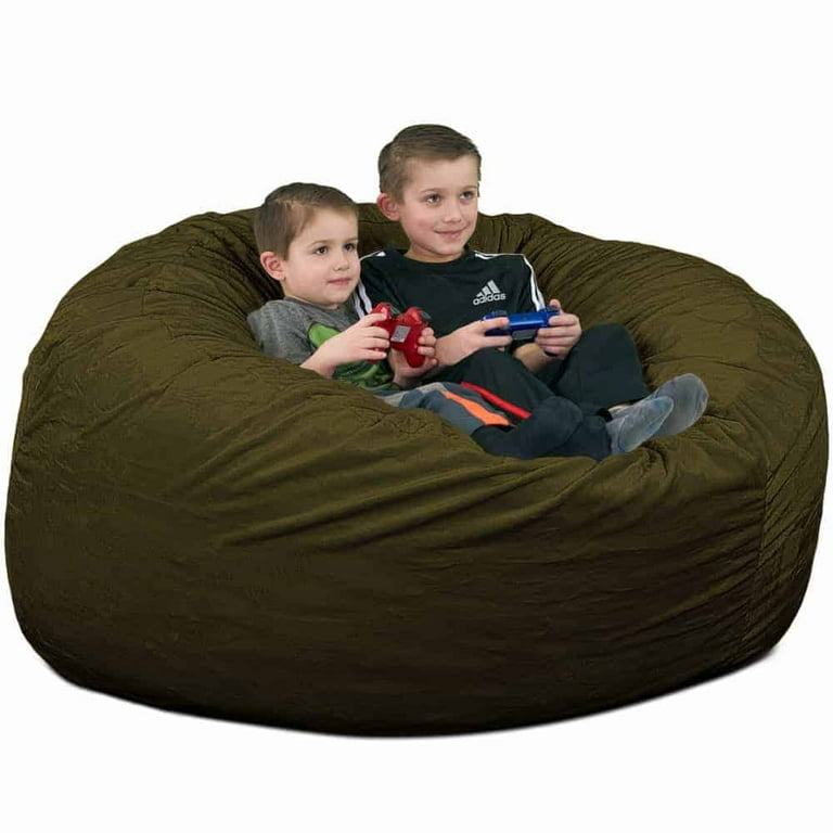 Ultimate Sack 4000 4 ft. Bean Bag Chair in multiple colors Giant Foam Filled Furniture Machine Washable Covers Double Stitched Seams Durable