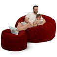 thumbnail image 1 of Ultimate Sack 5000 (5 ft.) Bean Bag Chair with Footstool (Bundle), 1 of 5
