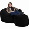 thumbnail image 1 of Ultimate Sack 4000 (4 ft.) Bean Bag Chair with Footstool (Bundle), 1 of 5