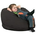 thumbnail image 1 of Ultimate Sack Kids Foam Filled Washable Suede Cover Bean Bag Chair, Grey, 1 of 8