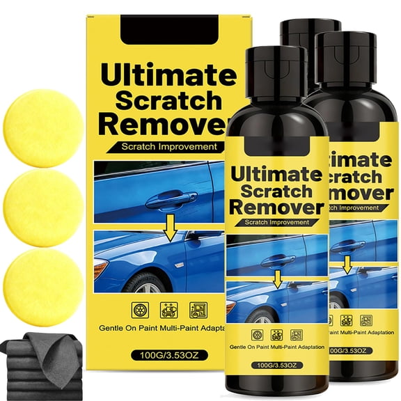 Ultimate Scratch Remover, 60-Second Fix for All Car Scratches, Quick Effect Coating Agent, Car Paint Scratch Remover & Restorer Kit, Car Scratch Remover(3Pcs)