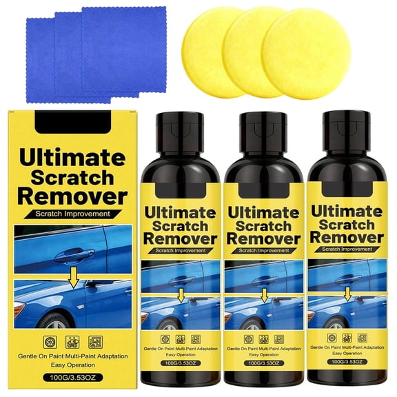 Ultimate Scratch Remover for Car, 3.53 Fl Oz Car Scratch Remover, Plastic Polish Scratchs Removers, Car Scratchs Repair Paste Deep Scratch(3Sets)
