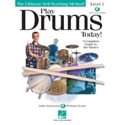 Ultimate Self-Teaching Method! Play Drums Today! Level 1 A Complete Guide to the Basics - Drum Instruction Book with Online Audio Drum Method & Music , Paperback