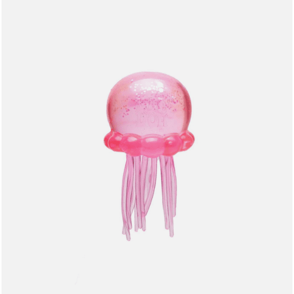 Ultimate Sensory Squeeze Jellyfish - 3-Color Sparkle Malt Sugar Fidget Set for Hand Strength & Emotional Calm