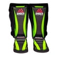 thumbnail image 1 of Ultimate Shield Muay Thai Shin & Instep Guards, 100% Hi-Tec Skintex Leather, High-Density Foam Padding, Three-Foot Straps, Rubber Traction Dots, Ideal for Kickboxing Training, - Large/XL, 1 of 4