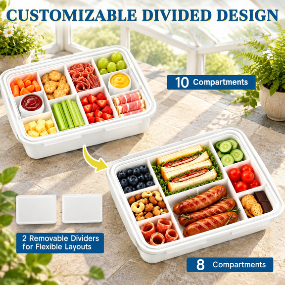 Ultimate Snackle Box Container With Ice Pack &ulated Bag