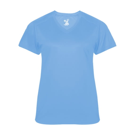 Badger Ultimate SoftLock™ Women's V-Neck T-Shirt 4062 Columbia Blue 2XL
