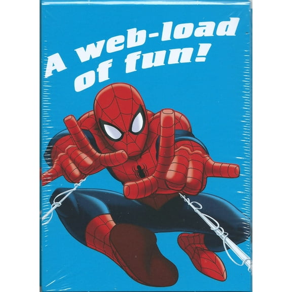 Ultimate Spider-Man Blue Invitations w/ Envelopes (8ct)