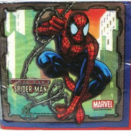 Ultimate Spider-Man Lunch Napkins, 16 Count