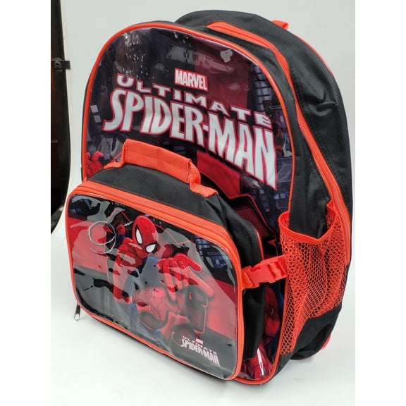 Ultimate Spjder-Man Backpack & Detachable Cooler Bag