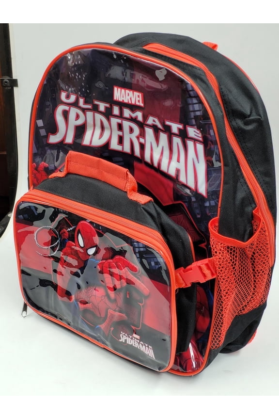 Ultimate Spjder-Man Backpack & Detachable Cooler Bag