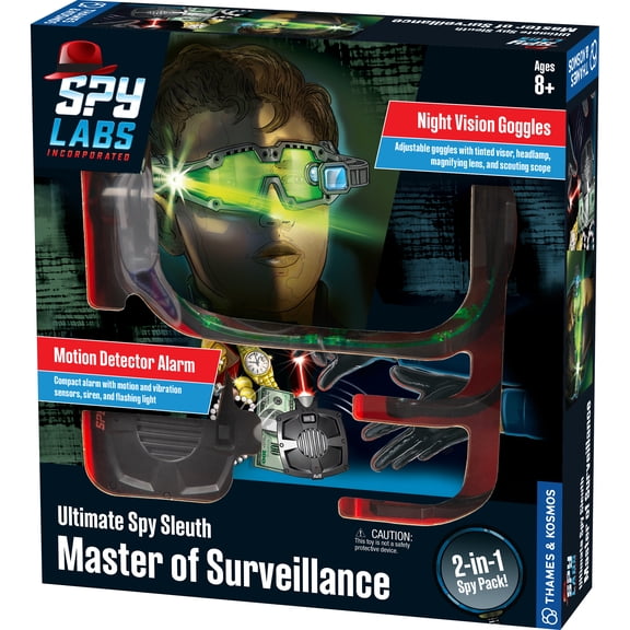 Spy Labs: Ultimate Spy Sleuth 1 - Master of Surveillance, Novelty & Gag Toys for Children Ages 8+