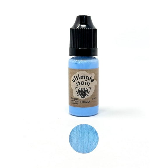Ultimate Stain, Wood Craft & Jewelry Making,  Dayglow Blue, (9mL), Multi-surface, Vintaj