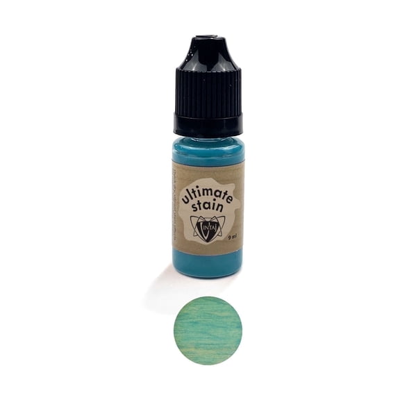 2 Pack - Ultimate Stain, Turquoise Vein, Wood Craft & Jewelry Making, (9mL), Vintaj, Multi-surface