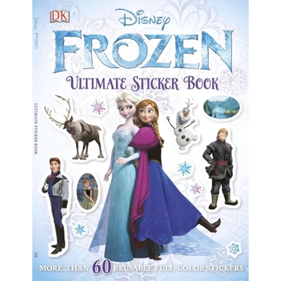 Pre-Owned Ultimate Sticker Book: Frozen: More Than 60 Reusable Full-Color Stickers by DK Paperback, Children's Books, English
