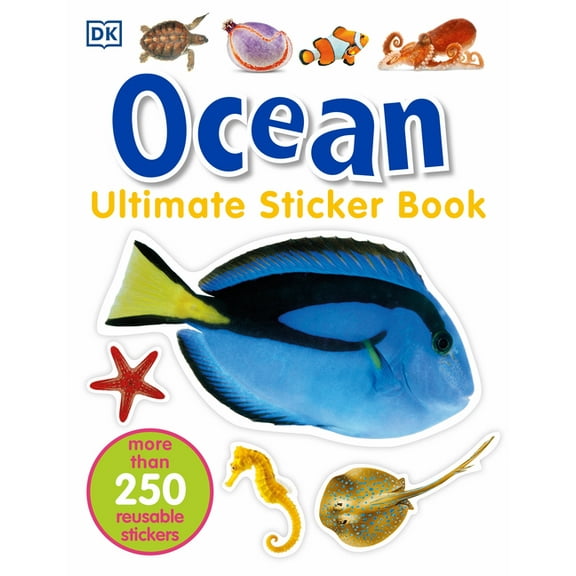 Ultimate Sticker Book Ultimate Sticker Book: Ocean: More Than 250 Reusable Stickers, (Paperback)