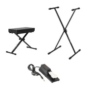 Ultimate Support X-Style Stand with Bench and On-Stage Sustain Pedal