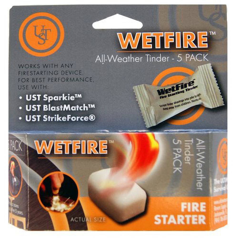 Ultimate Survival Technologies WetFire Fire Starting Tinder, 5 Pack - image 1 of 4