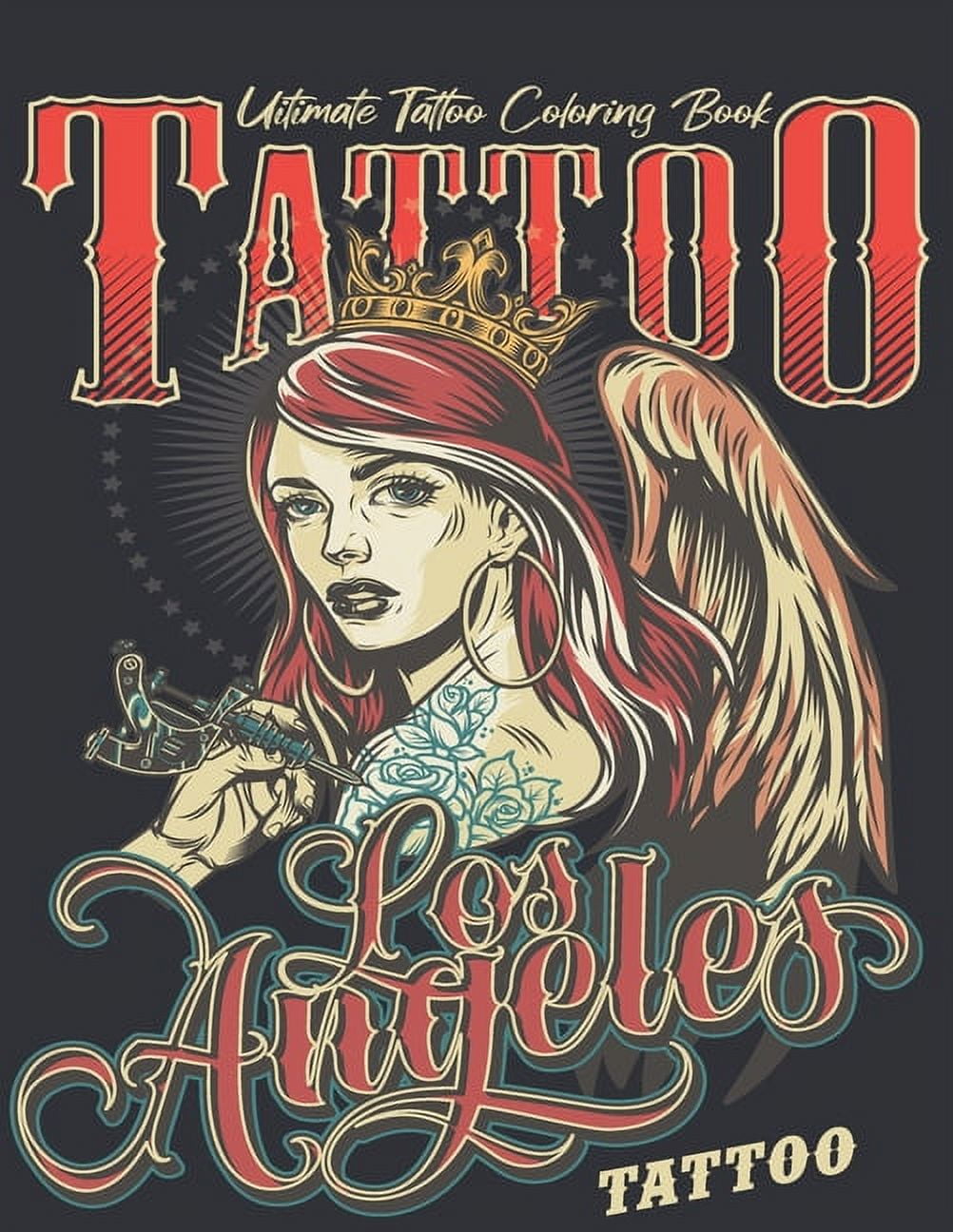 Ultimate Tattoo Coloring Book: Coloring Pages For Adult Relaxation With Beautiful Modern Tattoo ...