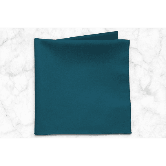Ultimate Textile (1 Dozen) 20 x 20-Inch Polyester Cloth Dinner Napkins Lagoon Blue