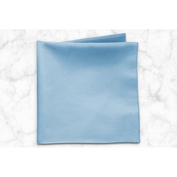 Ultimate Textile (1 Dozen) 20 x 20-Inch Polyester Cloth Dinner Napkins Light Baby Blue
