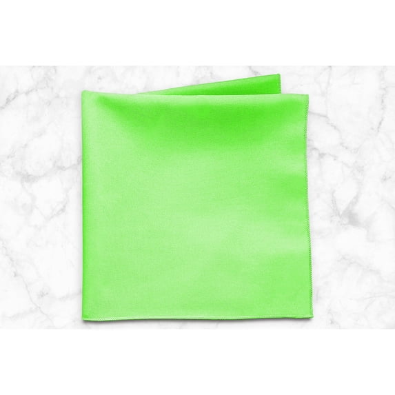 Ultimate Textile (1 Dozen) 20 x 20-Inch Polyester Cloth Dinner Napkins Neon Green
