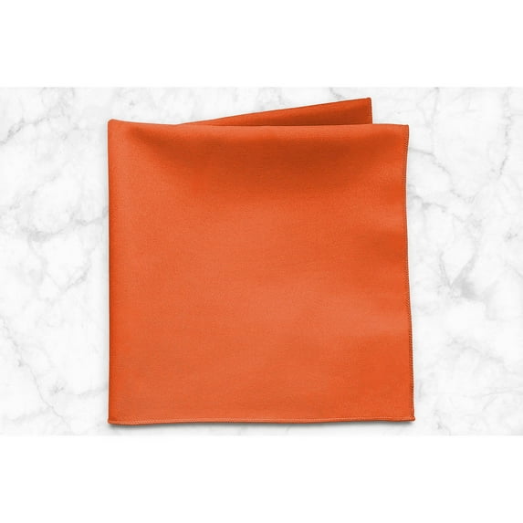 Ultimate Textile (1 Dozen) 20 x 20-Inch Polyester Cloth Dinner Napkins Orange