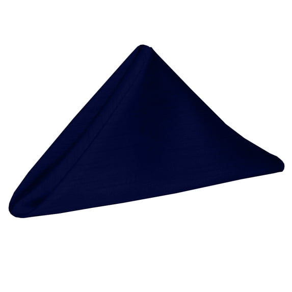 Ultimate Textile (1 Dozen) Reversible Shantung Satin - Majestic 20 x 20-Inch Cloth Dinner Napkins Deep Royal Indigo