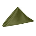 thumbnail image 1 of Ultimate Textile (1 Dozen) Reversible Shantung Satin - Majestic 20 x 20-Inch Cloth Dinner Napkins Moss Green, 1 of 4