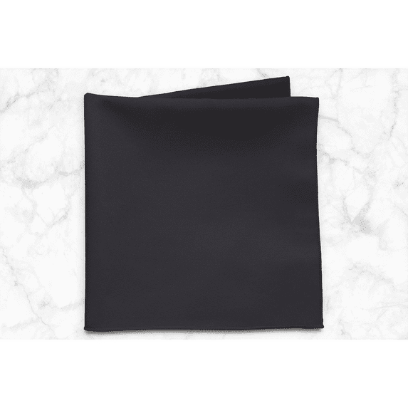 Ultimate Textile (10 Dozen) 17 x 17-Inch Polyester Cloth Napkins - for Wedding, Restaurant or Banquet use, Black