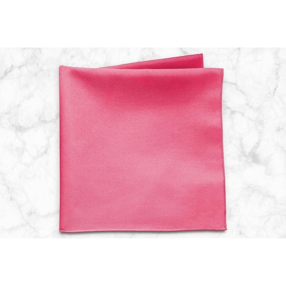 Ultimate Textile (10 Dozen) 20 x 20-Inch Polyester Cloth Dinner Napkins - for Wedding, Restaurant or Banquet use, Hot Pink