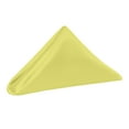 thumbnail image 1 of Ultimate Textile (10 Dozen) Satin 17 x 17-Inch Napkins - for Wedding, Special Event or Banquet use, Lemon Yellow, 1 of 4