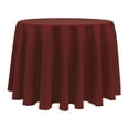 thumbnail image 1 of Ultimate Textile (10 Pack) 120-Inch Round Polyester Linen Tablecloth - for Wedding, Restaurant or Banquet use, Brick Rust Red, 1 of 4
