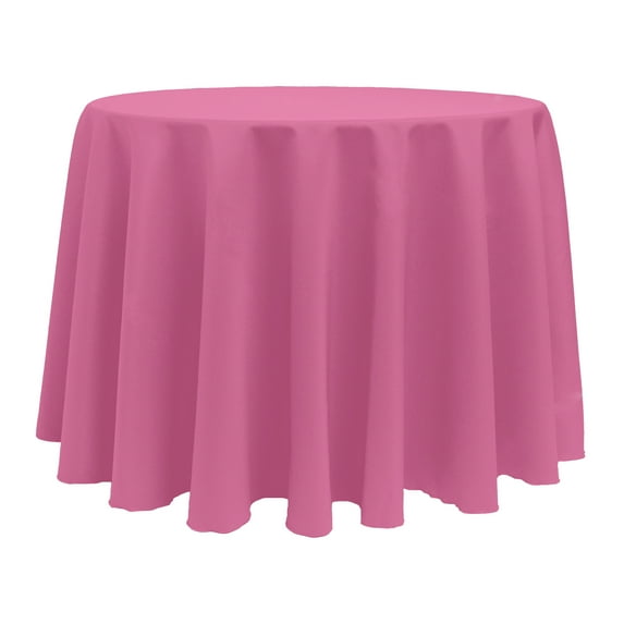 Ultimate Textile (10 Pack) 120-Inch Round Polyester Linen Tablecloth - for Wedding, Restaurant or Banquet use, Watermelon